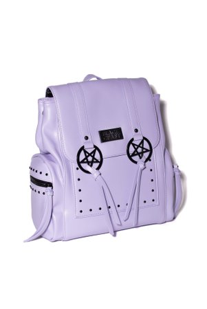 *clipped by @luci-her* Purple Pentagram - Messenger Backpack – Blackcraft Cult