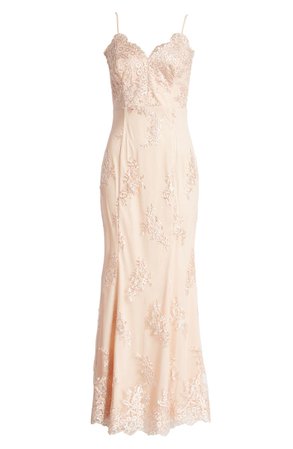 Lulus Came to Dance Embroidered Sleeveless Gown | Nordstrom