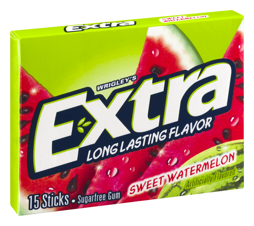 Wrigley's Extra Fruit Sensations Sweet Watermelon Sugarfree Gum | Hy-Vee Aisles Online Grocery Shopping