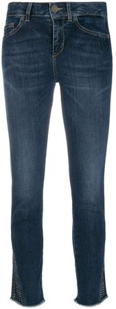 rhinestone skinny jeans