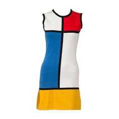 Saint Laurent Mondrian Dress
