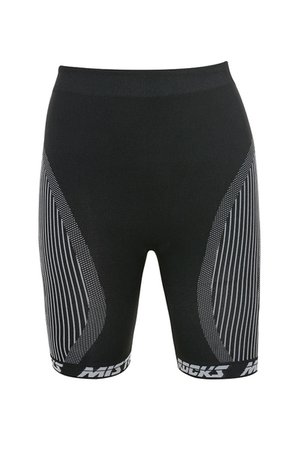 'Layer Cake' Black Stretch Knit Cycle Shorts - Mistress Rocks