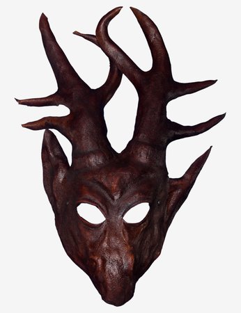 Brown Leather Deer | venetian mask for sale