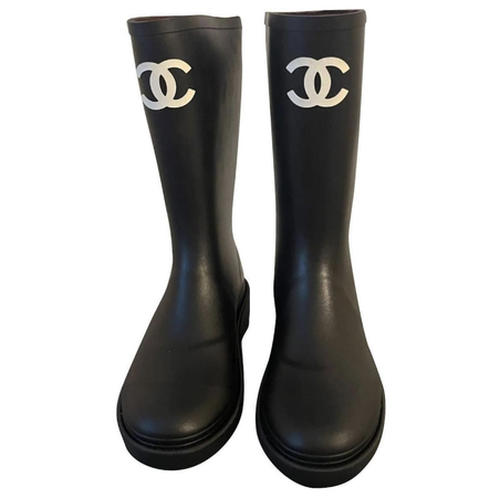 Chanel Rain Boots