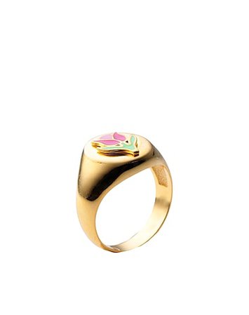 Δαχτυλίδι Wilhelmina Garcia Gold Tulip - Γυναίκα - Δαχτυλίδια Wilhelmina Garcia στο YOOX - 50242910BN