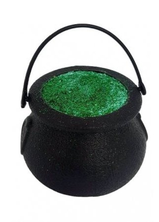Witch's Ghastly Green Glitter Cauldron Bath Bomb | Attitude Clothing