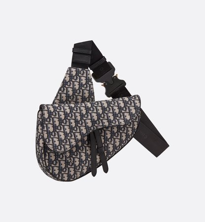 Dior Oblique Saddle bag - Leather goods - Man | DIOR