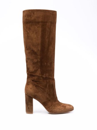 Gianvito Rossi knee-length panelled boots - FARFETCH