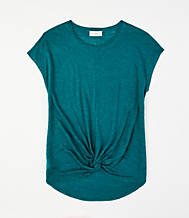 Knotted Linen Tee