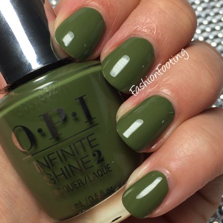 Olive Green Nails