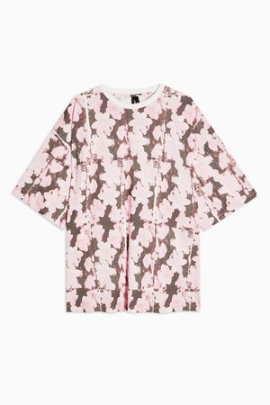 **Floral Print Oversized T-Shirt by Boutique | Topshop