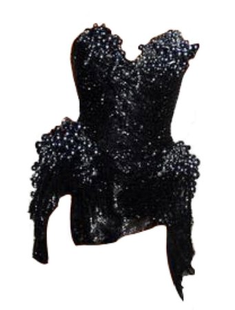 black jeweled mini dress top