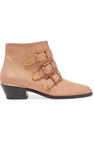Chloé | Susanna studded leather ankle boots | NET-A-PORTER.COM
