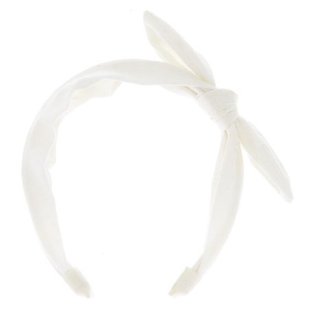 Knotted Bow Headband - White | Icing US