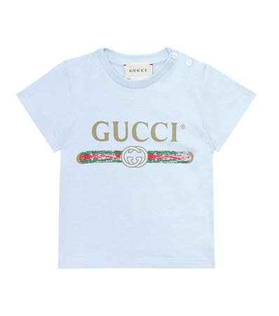 Gucci Kids - Baby logo cotton T-shirt | Mytheresa