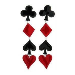 Playing Card Suit Earrings 1