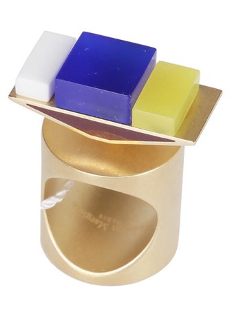Multicolor Brass Ring