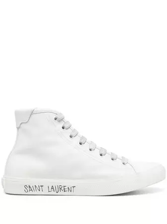 Saint Laurent Malibu mid-top Sneakers - Farfetch
