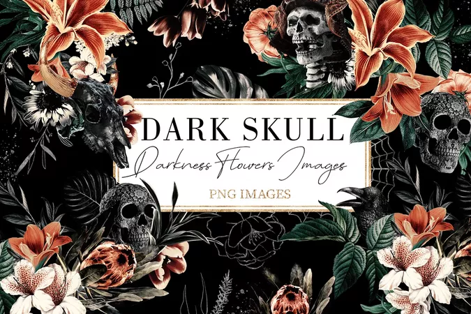 Dark Skull | Pre-Designed Photoshop Graphics ~ Creative Market