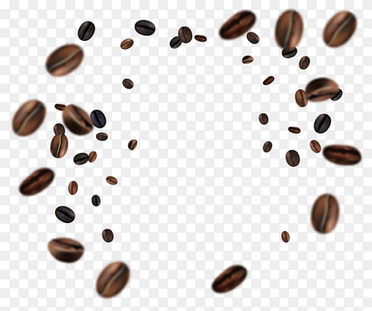 Simple wallpaper with coffee beans vector PNG - Similar PNG