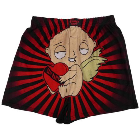 Family Guy - Family Guy Mens Sexy Party Valentine's Day Boxers Stewie Griffin Boxer Shorts - Walmart.com
