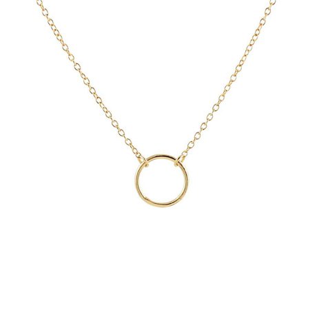 Simple Circle Necklace – ISABEL HARVEY