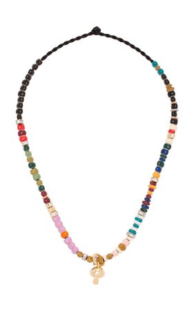 Exclusive Bead Party Luxe 14k Yellow Gold Diamond Sterling Silver Necklace By Adina Reyter | Moda Operandi