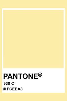 Pantone pastel yellow