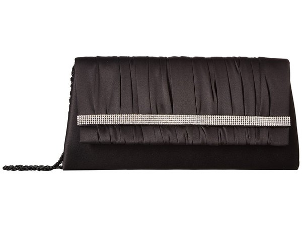 Nina - Locklin (Black/Silver) Clutch Handbags