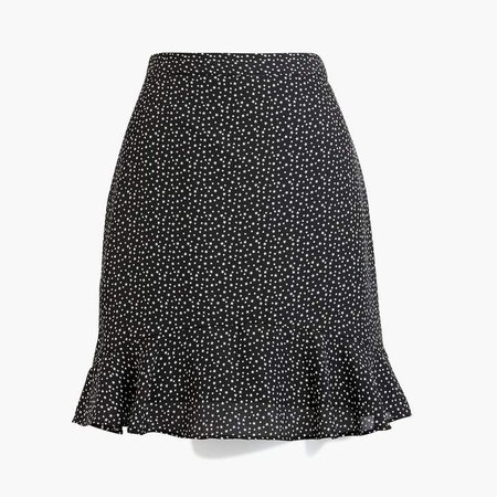 Printed star mini skirt