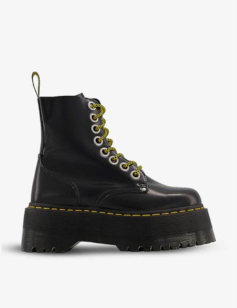 DR. MARTENS - Jadon Max leather platform boots | Selfridges.com