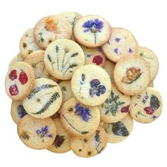 floral sugar cookies
