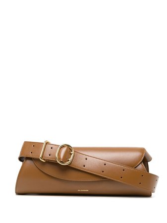 Jil Sander Cannolo Leather Shoulder Bag - Farfetch