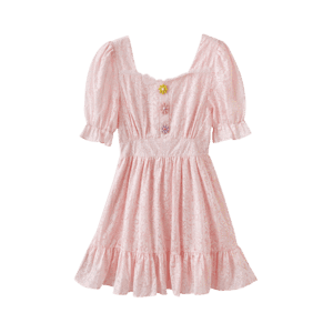 Pastel Floral Lace Dress SE21084 – SANRENSE
