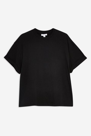 Boxy Roll T-Shirt | Topshop
