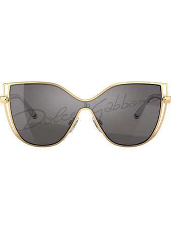Dolce & Gabbana Eyewear Solglasögon Med Logotyp - Farfetch