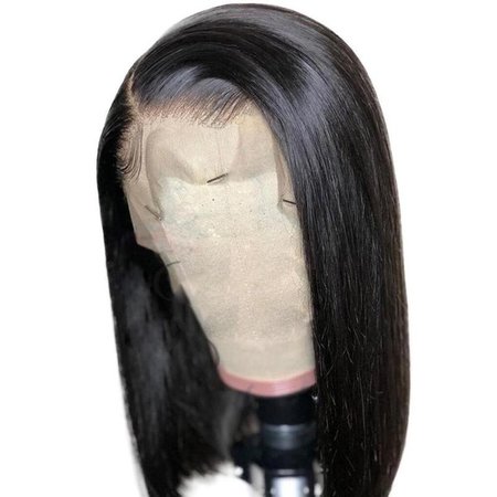 BOB Plucked Remy Human Hair Lace Front Wig Brazilian Glueless Full Lace Wigs | Wish
