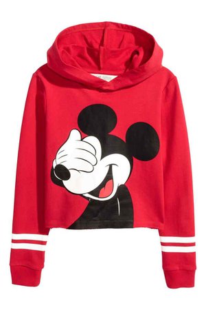 Mickey clothes cute crop tops hoodie - Google Search