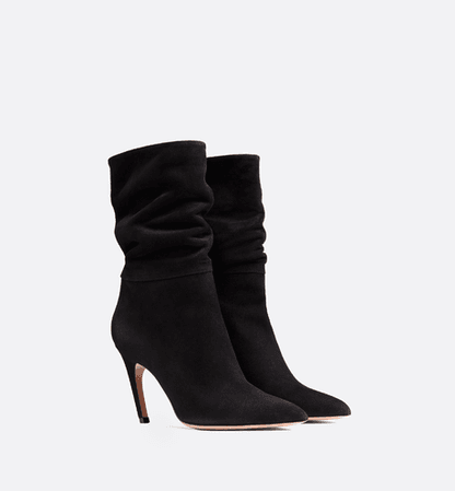 D-Choc suede calfskin ankle boot - Shoes - Woman | DIOR
