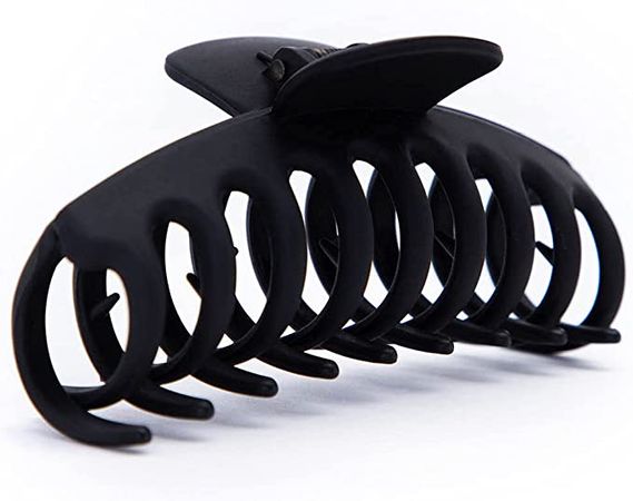 Kitsch Eco-Friendly Oversized Claw Clip, Large Hair Clip, Jumbo Clip, Back to School Hair Accesories, 1 count (Black) : Amazon.ca: Clothing, Shoes & Accessories