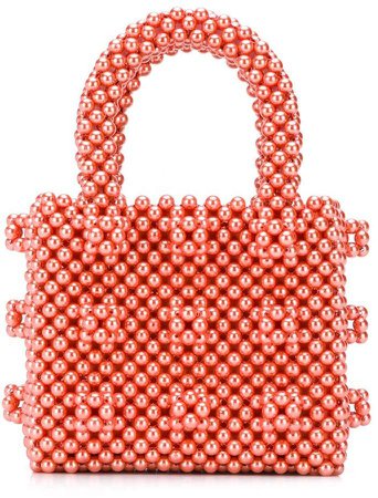 embellished beaded tote