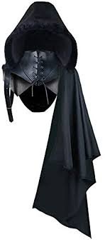 LIQUID Medieval Armor Black Cloak Single Shoulder Retro Cape Gothic Punk Renaissance - Google Search