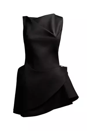 Wool Mini Dress - Black - Ladies | H&M US