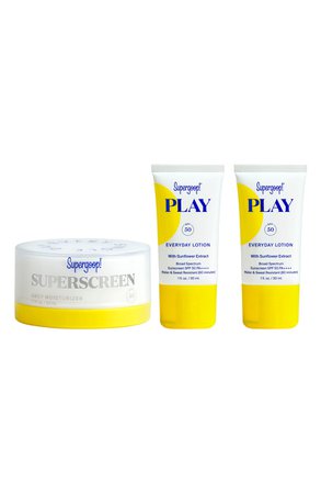 Supergoop! Superscreen Daily Moisturizer SPF 40 Sunscreen Set ($58 Value) | Nordstrom