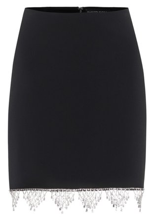 david koma embellished cady mini skirt in black
