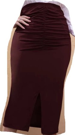 SHEIN wine skirt