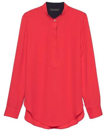 Parker Tunic-Fit Popover Shirt