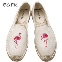 EOFK Women Flamingo Canvas Shoes Woman Causal Comfortable Slip On Fabr – Rockin Docks Deluxephotos