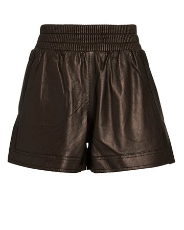 IRO Chara Leather Shorts | INTERMIX®