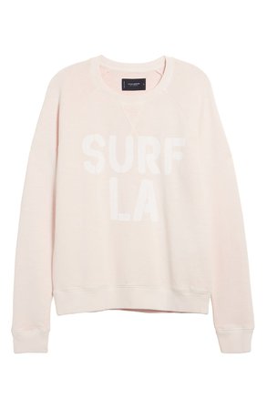 Lucky Brand Surf Graphic Sweatshirt pink